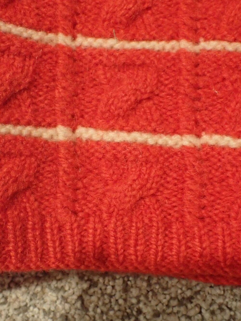 Vintage Hand-Knit Cardigan Sweater - Picture 9 of 11